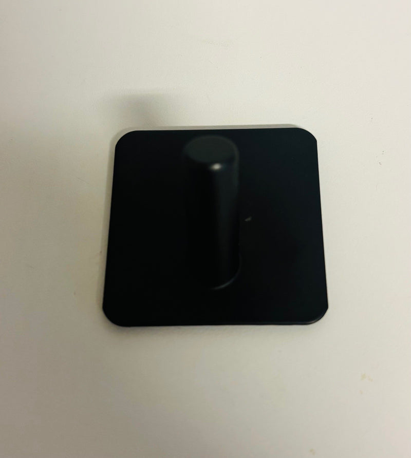 KAPSTOKHAAK 45x45mm MAT ZWART