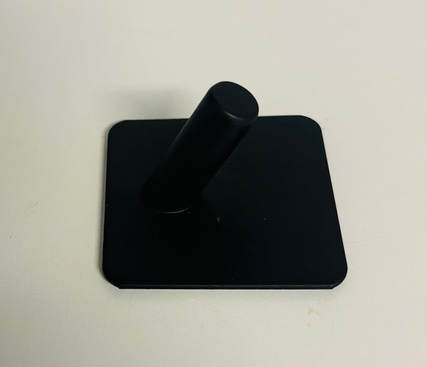 KAPSTOKHAAK 45x45mm MAT ZWART