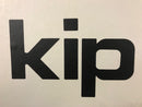 KIP STICKER ZWART