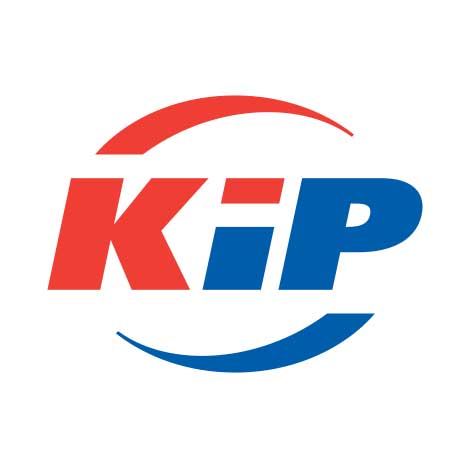 Kip Caravan Sticker Logo Rood/Blauw (vanaf 2007)
